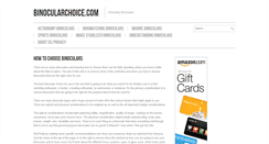 Desktop Screenshot of binocularchoice.com